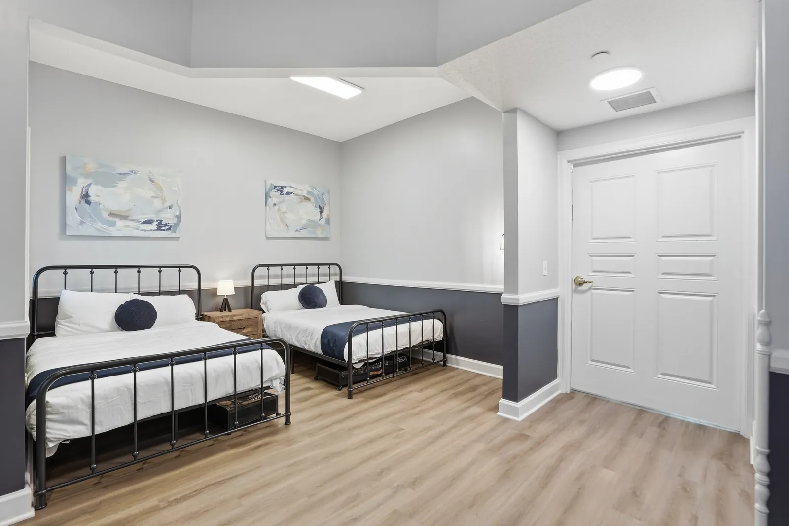 A shared residential bedroom